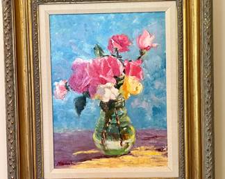 signed original oil 24x30 $325