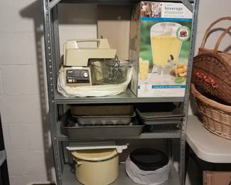 Bakeware and small appliances and serving pieces