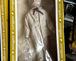 These are just a couple of examples of MANY EFFANBEE  Dolls in their original boxes! This is Mark Twain! MORE TO COME! 