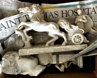 This is just one of several Greek Statuette's! 