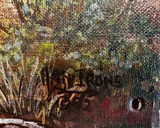 A second Ann Irons Signed Oil Southwest Oil Painting! 1982