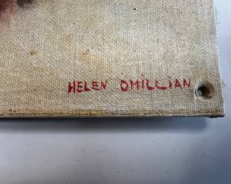 Helen Omillian Signed Oil Southwest Oil Painting!