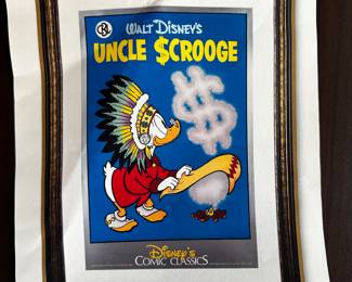 Certificate of Authenticity for the Uncle Scrooge Print was inside the box! Comic Book Library No. 3 copyright @1987 The Walt Disney Company. Another Rainbow Publishing Co. Inc. - Box 2079 - Prescott, AZ. 86302