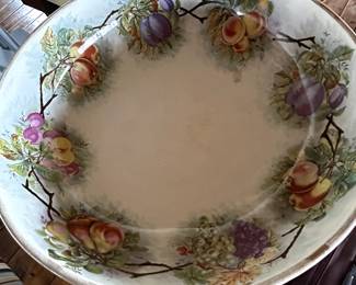 This is a STUNNING Large Victorian EARLY Homer Laughlin Footed Bowl! The mark is the Eagle over Lion, with Laughlin  Signature. That mark was used between 1894 - 1905.