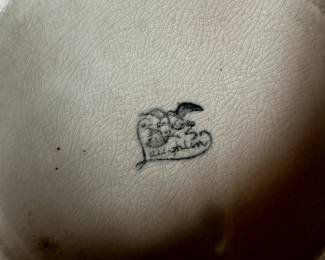 This is a STUNNING Large Victorian EARLY Homer Laughlin Footed Bowl! The mark is the Eagle over Lion, with Laughlin  Signature. That mark was used between 1894 - 1905.