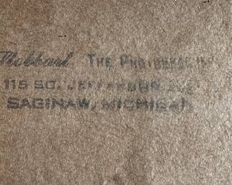 This is a BRILLIANT Vintage Antique Photo Mural of Saginaw Michigan. This was done by STOBBART The Photographer of Saginaw Mi. BTW - We have THREE of these, different subjects! 