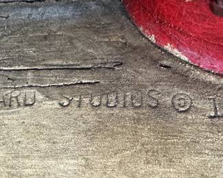 This is an awesome Vanguard Studios Wall Art Piece! It is a Steampunk Airship/Blimp ~  signed and dated Vanguard Studios 1971! 