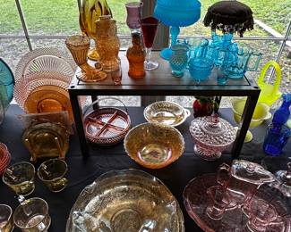 Vintage glass in every color and configuration! 