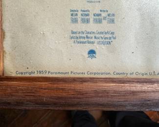 Vintage Framed Lil' Abner Lobby Card! 1959