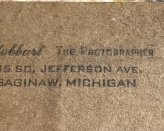 This is a BRILLIANT Vintage Antique Photo Mural of Saginaw Michigan. This was done by STOBBART The Photographer of Saginaw Mi. BTW - We have THREE of these, different subjects! 