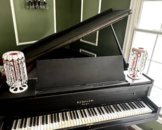 A Beautiful W.P Haines & Co. of New York Baby Grand Piano. I believe this to be mahogany. 
