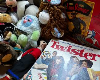 A HEAPING Table of toys! Vintage to new MANY in their original unopened boxes! 