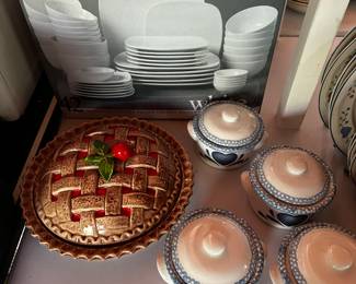 MIOB Service for 6 China in the Original Box, plus other great kitchen accessories! 