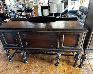 This is a great 1930's Mahogany Buffet! It is #2 of a 3 piece set! 
