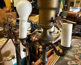 We have started moving stuff around and taking a peek into the dozens of totes/boxes waiting for us! Here are a few pics of the excellent treasures you can expect from this fantastic Fostoria estate sale!