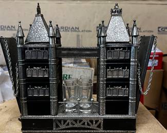 We have started moving stuff around and taking a peek into the dozens of totes/boxes waiting for us! Here are a few pics of the excellent treasures you can expect from this fantastic Fostoria estate sale!