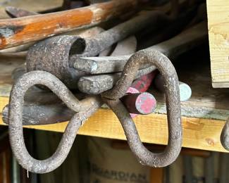 We have started moving stuff around and taking a peek into the dozens of totes/boxes waiting for us! Here are a few pics of the excellent treasures you can expect from this fantastic Fostoria estate sale!