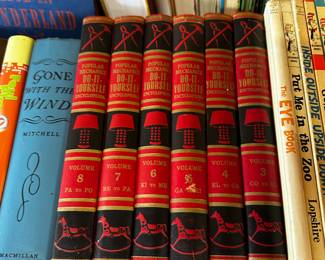 There are literally hundreds of books! From ANTIQUE to Modern! We saw some first editions too! 