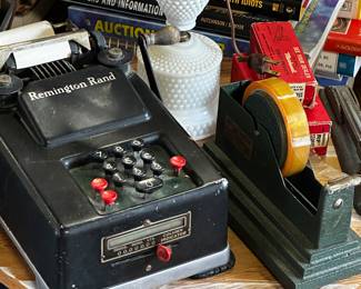 We have started moving stuff around and taking a peek into the dozens of totes/boxes waiting for us! Here are a few pics of the excellent treasures you can expect from this fantastic Fostoria estate sale!