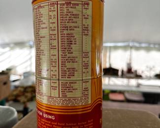 This is a fantastic ANTIQUE Radiator Coolent Tin!