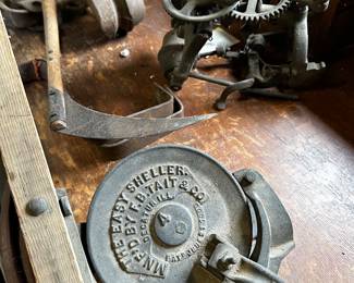 We have started moving stuff around and taking a peek into the dozens of totes/boxes waiting for us! Here are a few pics of the excellent treasures you can expect from this fantastic Fostoria estate sale!