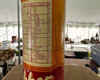 This is a fantastic ANTIQUE Radiator Coolent Tin!