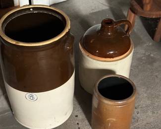 We have started moving stuff around and taking a peek into the dozens of totes/boxes waiting for us! Here are a few pics of the excellent treasures you can expect from this fantastic Fostoria estate sale!