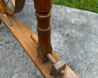 Great old spinning wheel! 