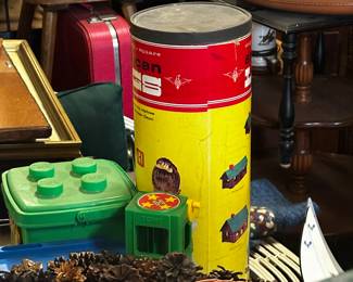 These pics are  from our initial walk through! There are DOZENS of totes and boxes filled to the brim that have yet to be opened! Keep coming back as we unpack this treasure trove!