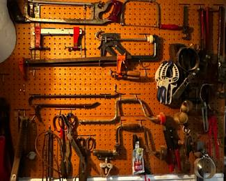 We have started moving stuff around and taking a peek into the dozens of totes/boxes waiting for us! Here are a few pics of the excellent treasures you can expect from this fantastic Fostoria estate sale!