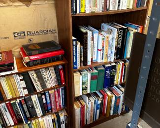 There are literally hundreds of books! From ANTIQUE to Modern! We saw some first editions too! 