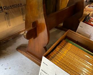 A lovely old trestle table!