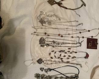 Probably 2 tables of jewelry