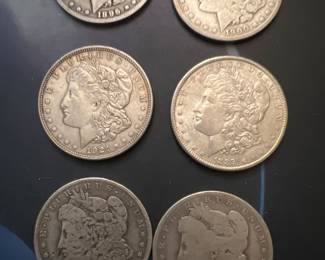 Silver Morgan Dollars #6 offered at $180