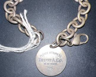 Tiffany & Co Sterling Silver Bracelet (7") - $325