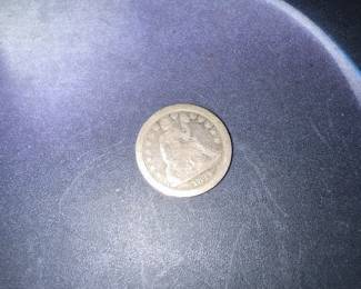 Silver Liberty Seated 1841 Dime
