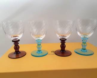 Cristal de Portieux Goblets - SOLD
