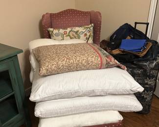 Armchair and ottoman 