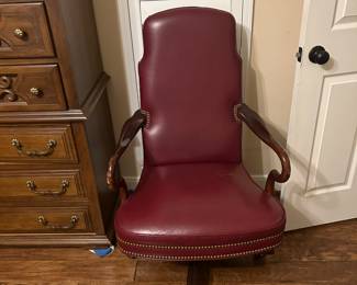 Leather office chair 