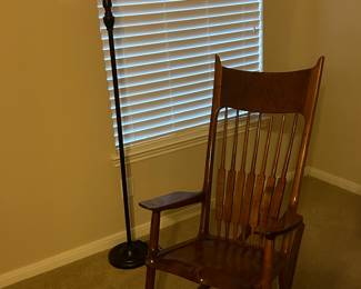 Walnut rocker 