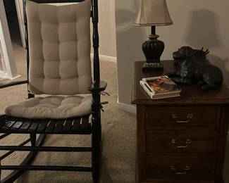Rocker, Ethan Allen side table 