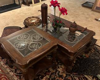 Coffee table and end table 