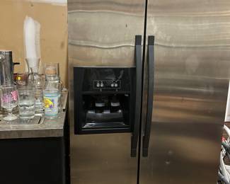 Whirlpool stainless refrigerator