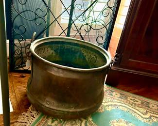 old copper pot