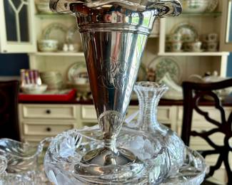 sterling trumpet vase