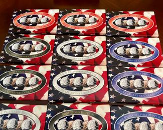 State quarter uncirculated proof sets 1999-2001