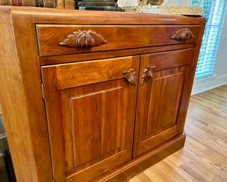 antique walnut cabinet