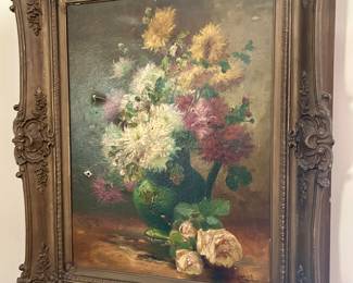 antique oil on canvas 