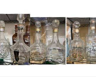 Vintage Jack Daniels bottles