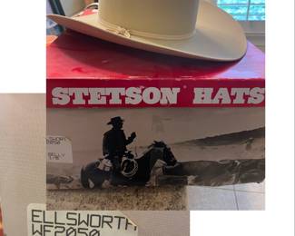 Stetson cowboy hat. Ellsworth 7 1/8 size